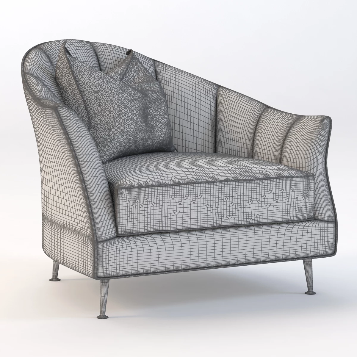Alexandrine Gauche Chair 3D Model_03