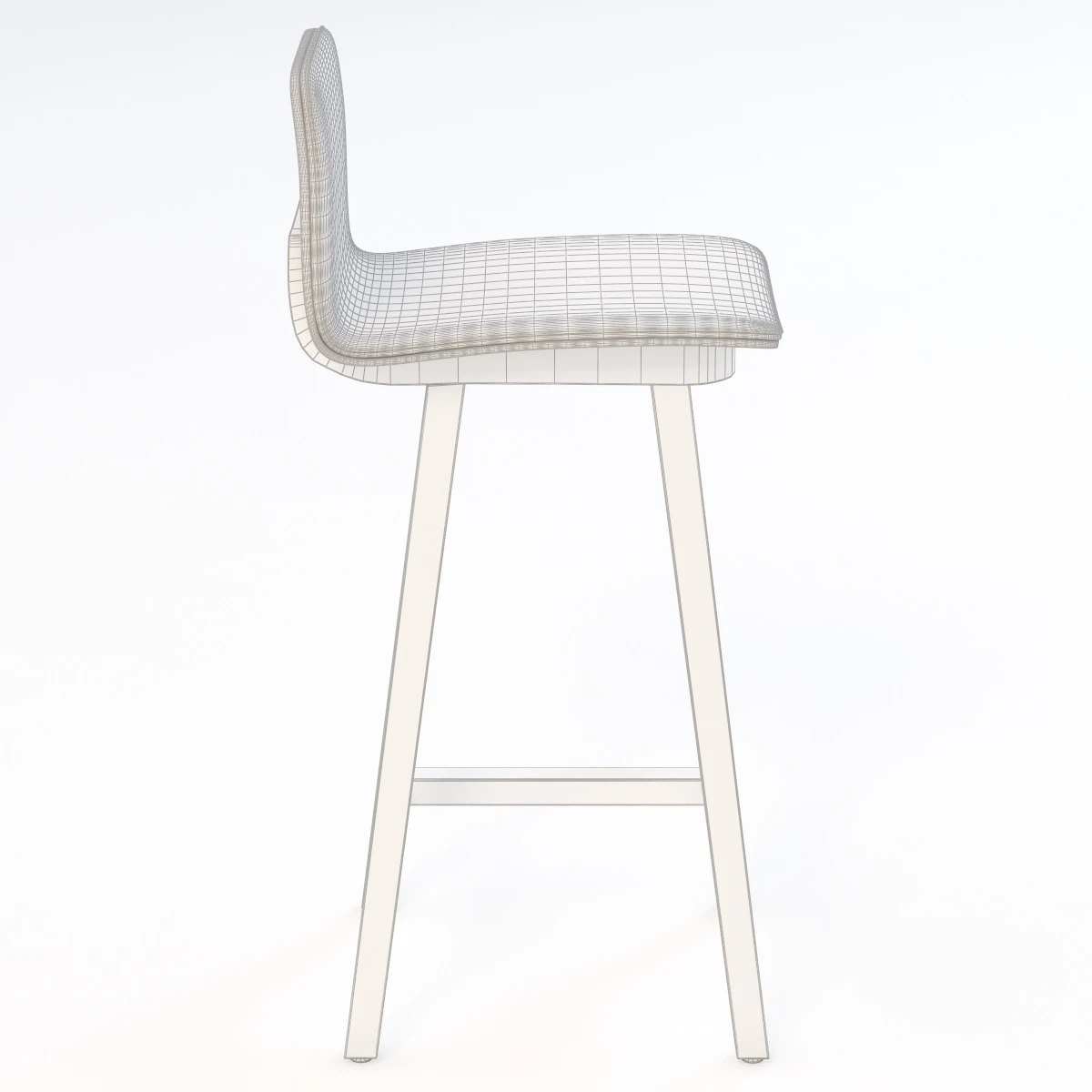 ALKI Kuskoa High Stool 3D Model_07