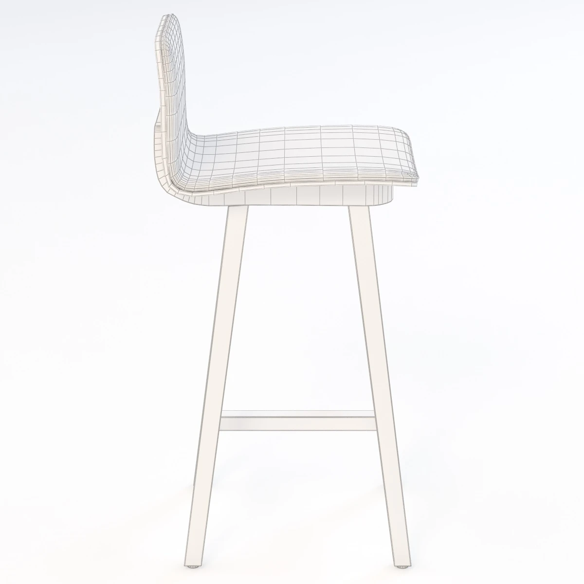 ALKI Kuskoa High Stool 3D Model_08
