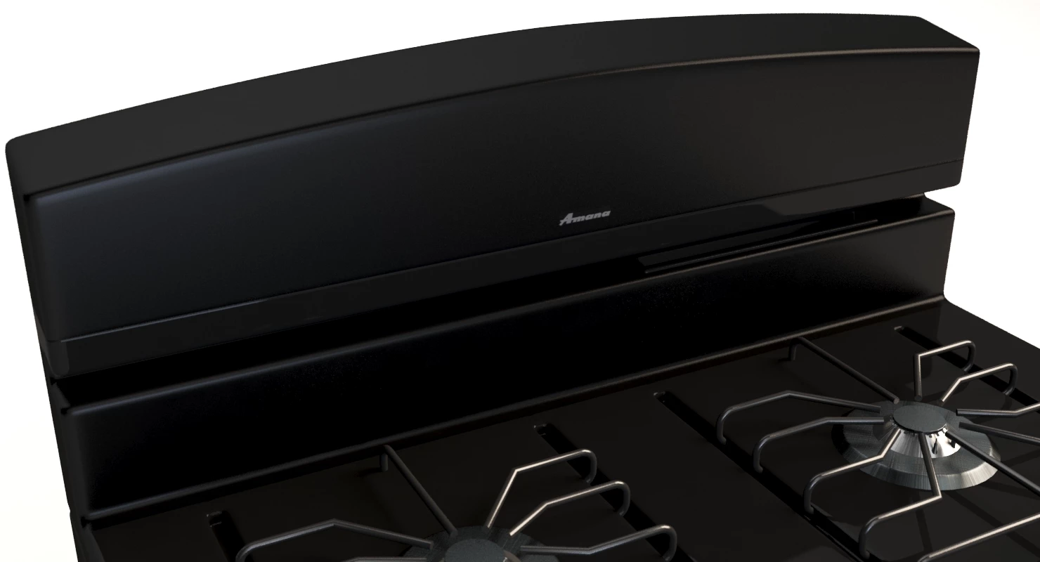 Amana 30 Inch Gas Range With Easyaccess Broiler Door 3D Model_03