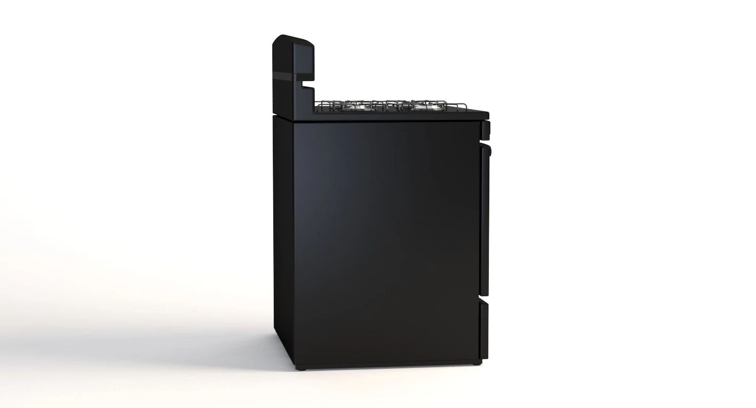 Amana 30 Inch Gas Range With Easyaccess Broiler Door 3D Model_06