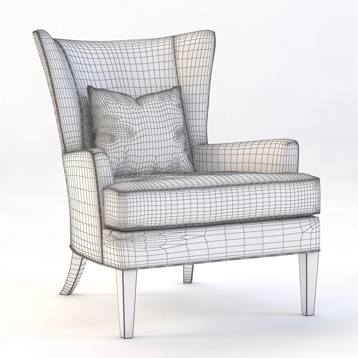 Angelina Chair 3D Model_03