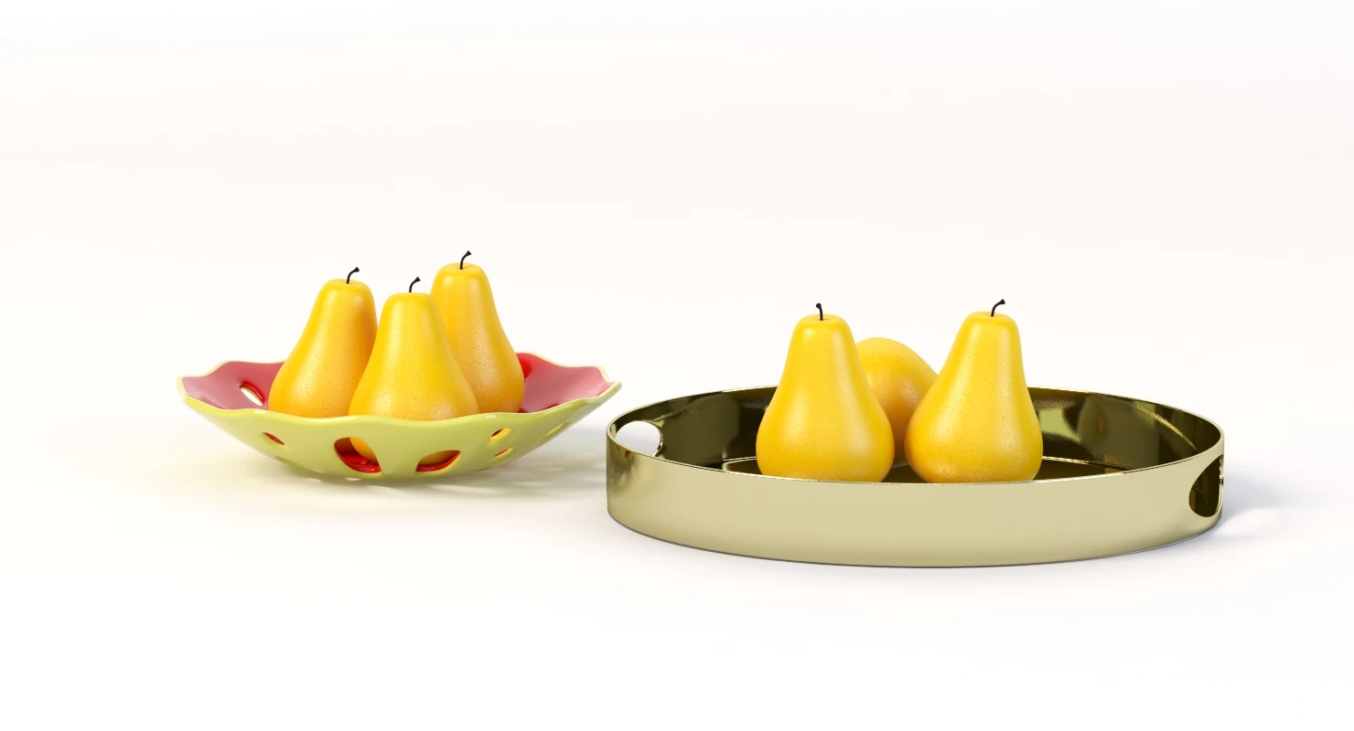 Angeline Round Mirrored Metal Decorative Centerpiece Tray By Kate And Laurel 3D Model_06