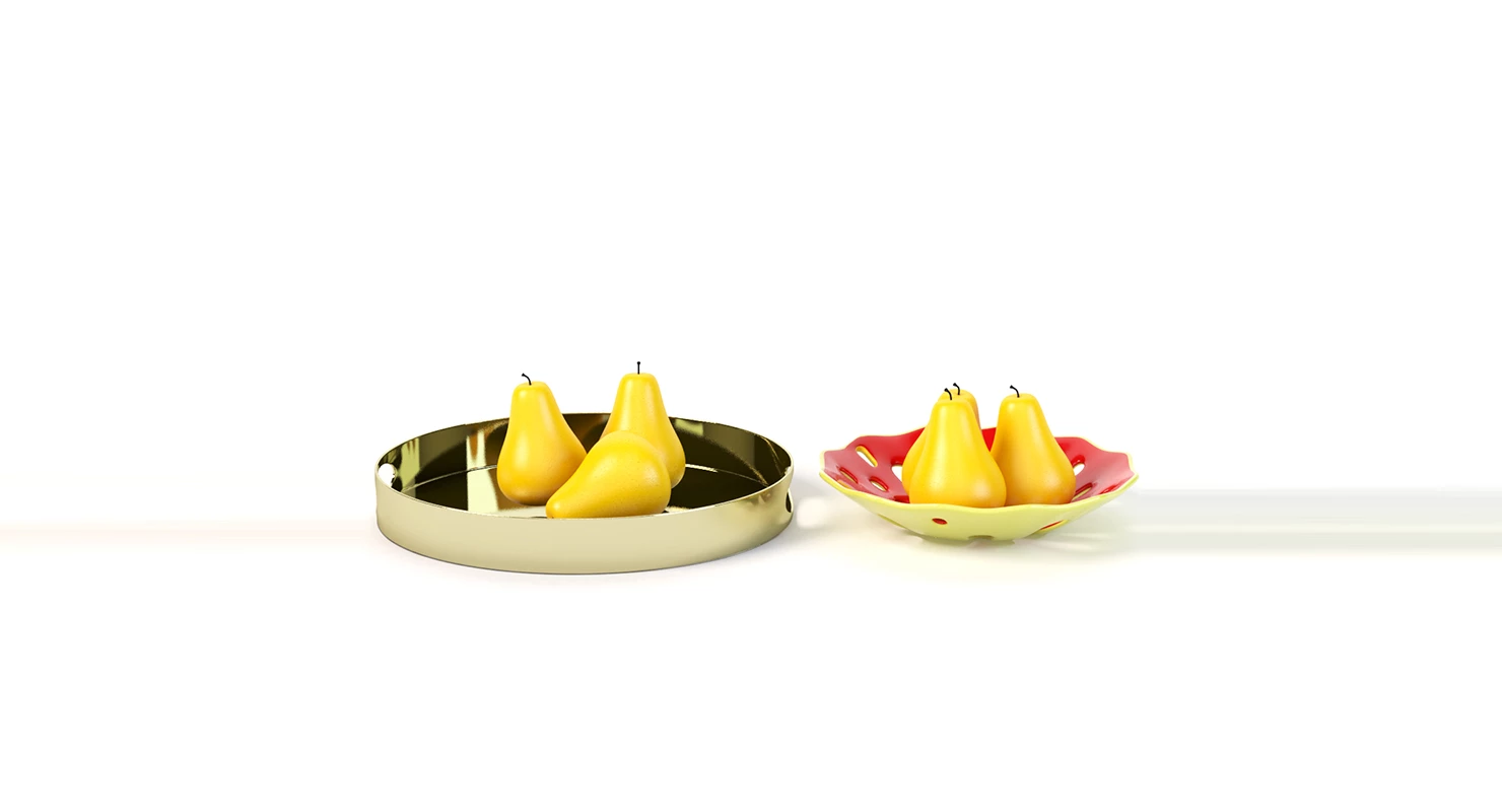 Angeline Round Mirrored Metal Decorative Centerpiece Tray By Kate And Laurel 3D Model_01