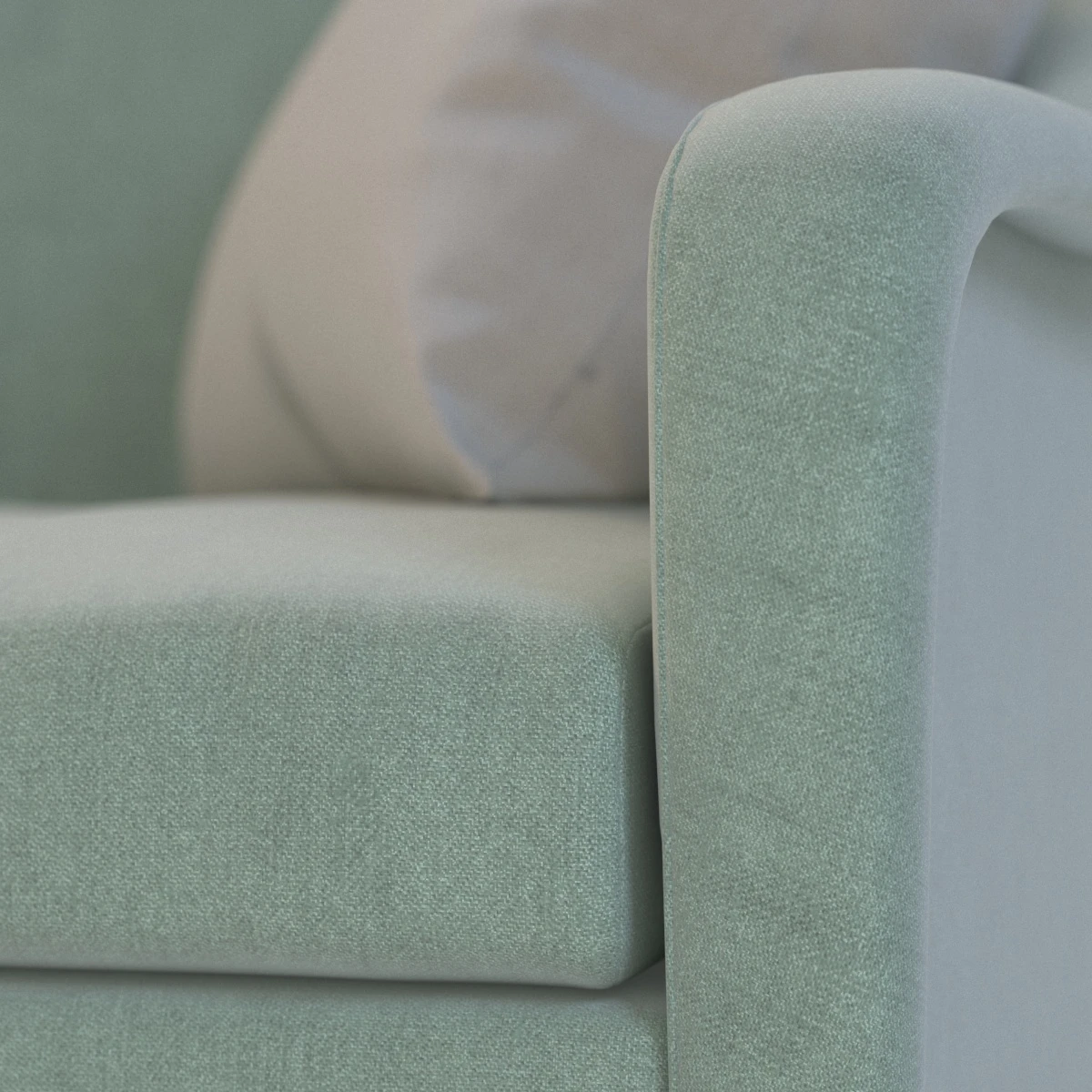Anthropologie Slub Velvet Adrie Sofa 3D Model_012