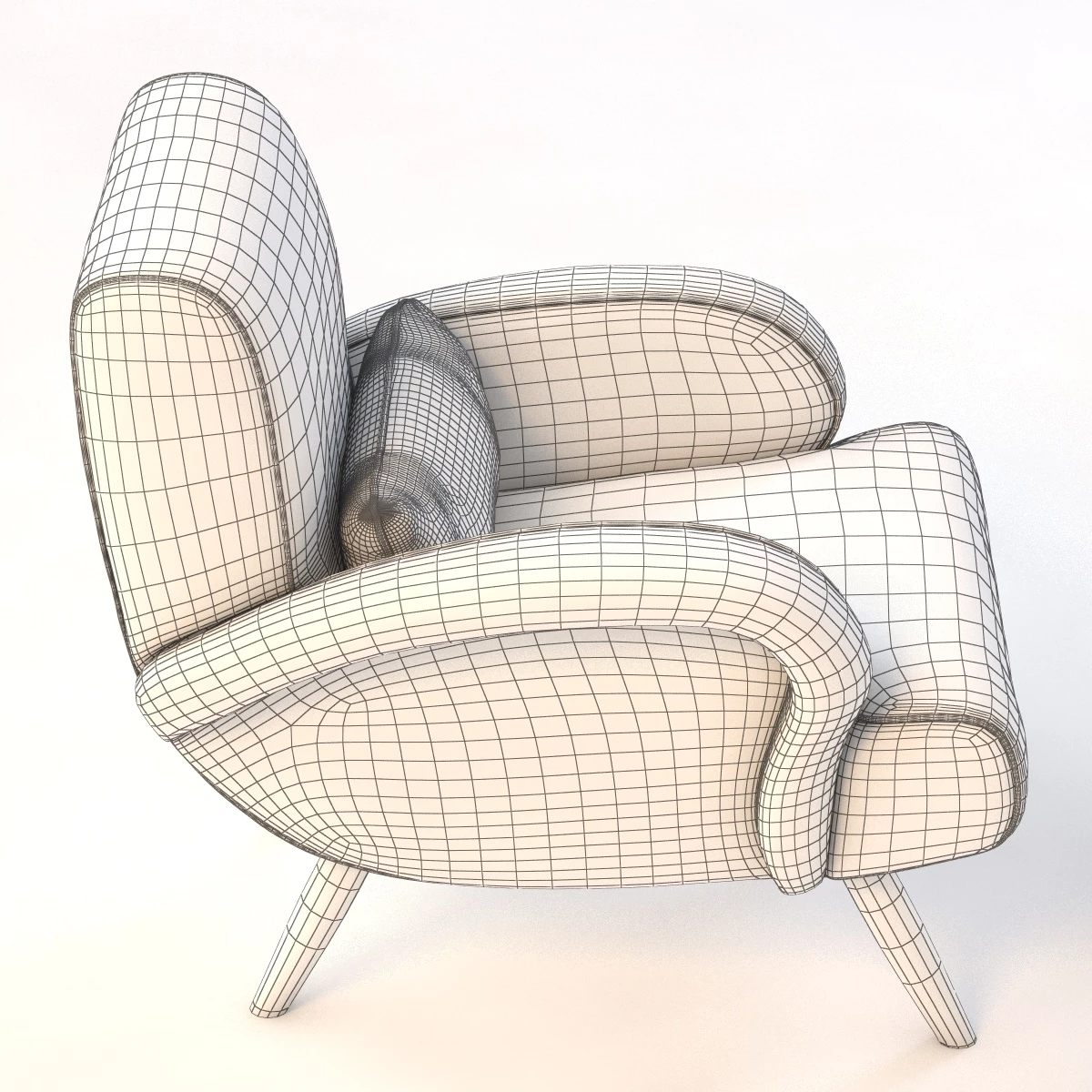 Arteriors Trilby Chair 3D Model_04