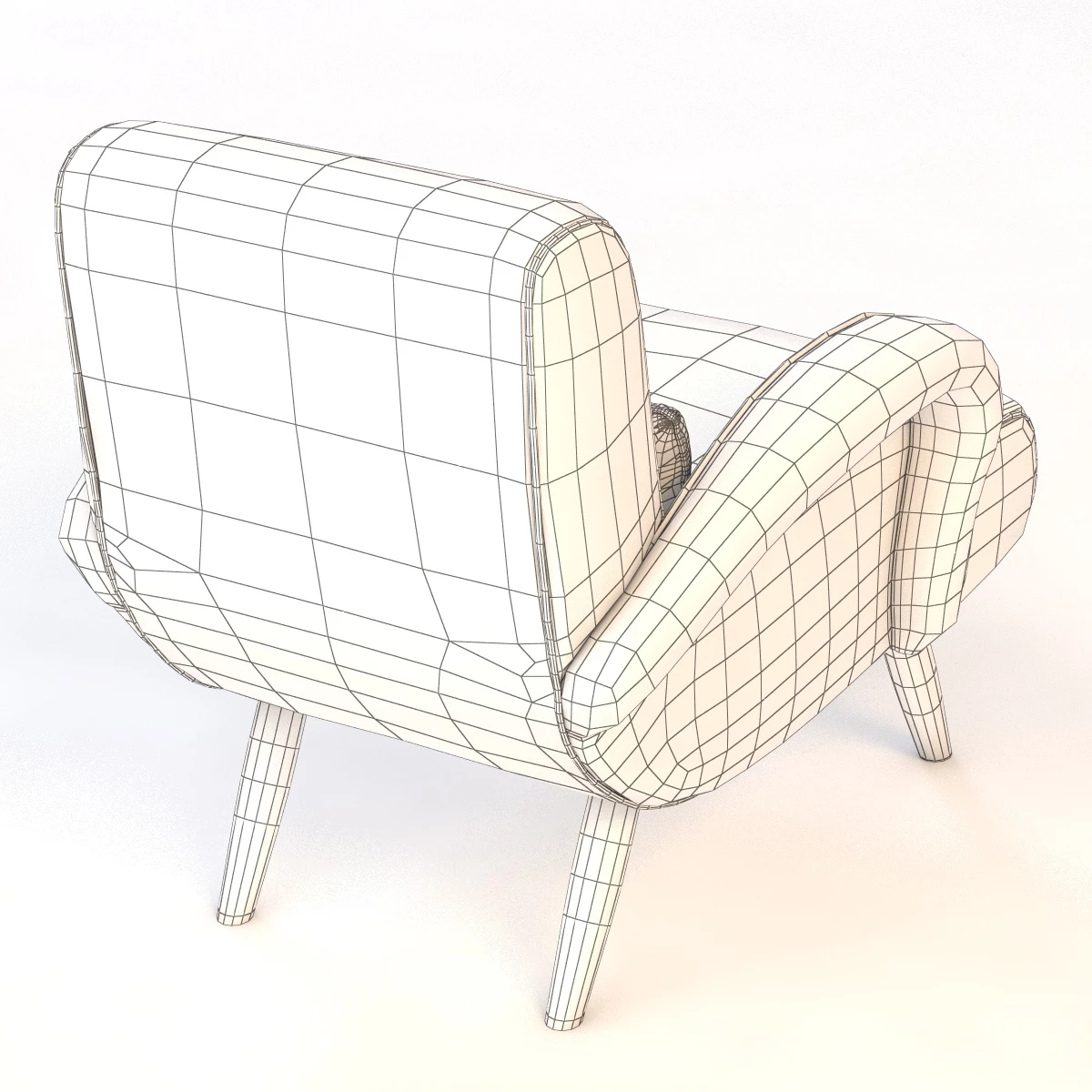 Arteriors Trilby Chair 3D Model_08