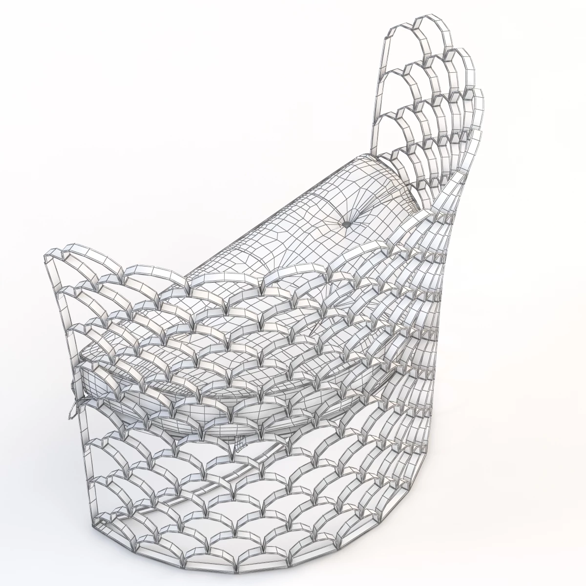 Arteriors Vero Contemporary Chair 3D Model_08