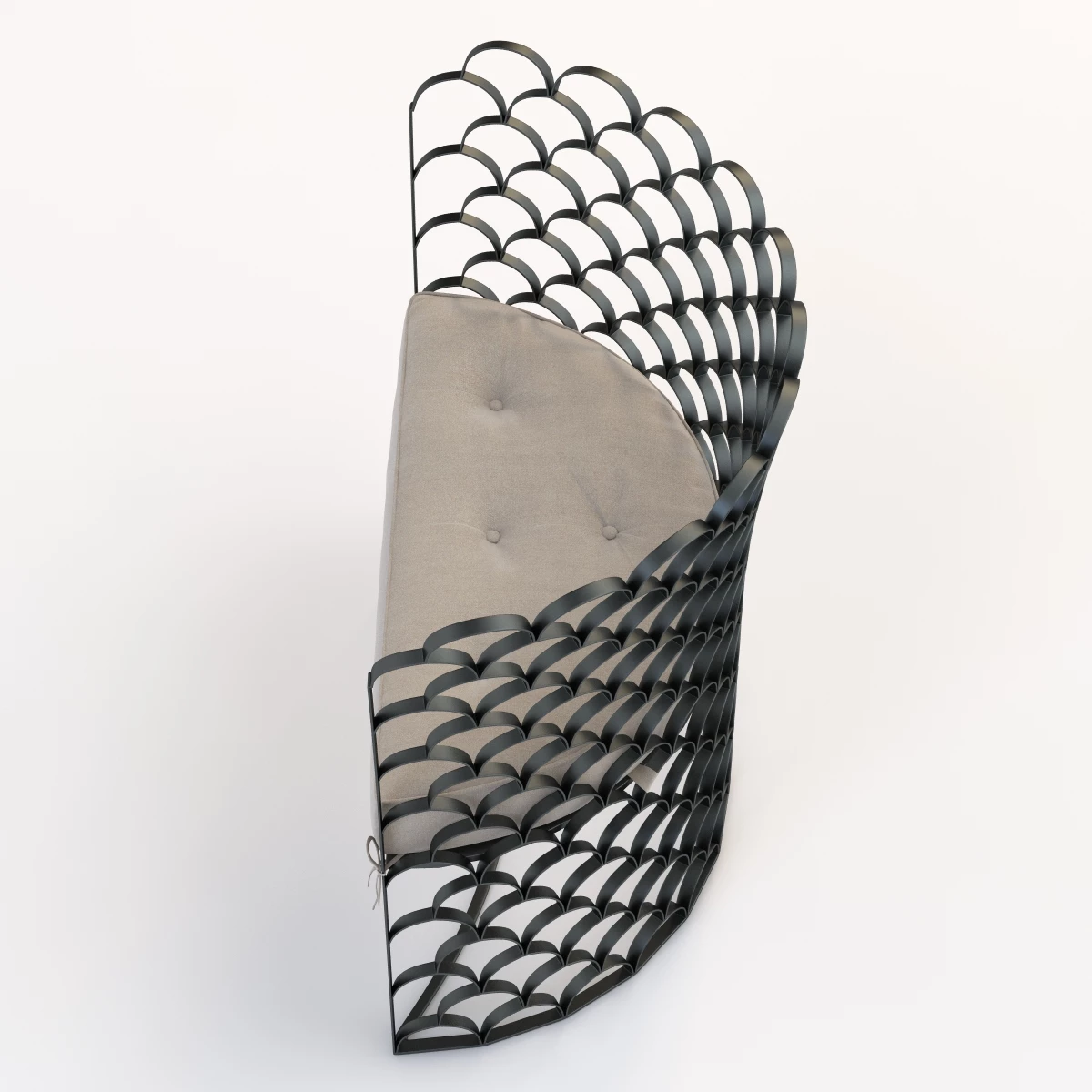 Arteriors Vero Contemporary Chair 3D Model_016