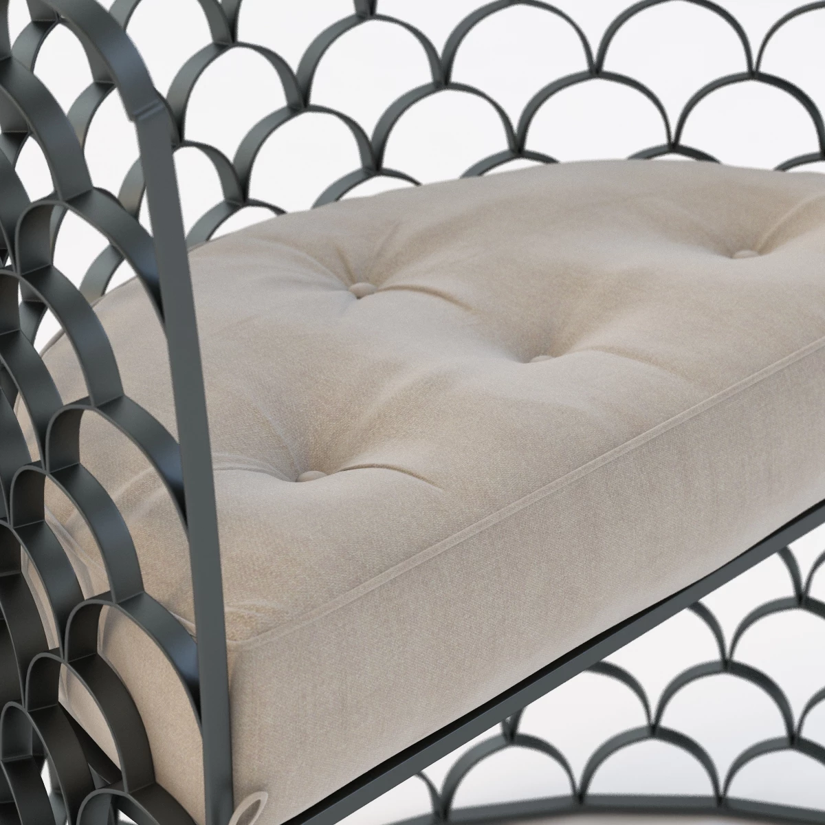 Arteriors Vero Contemporary Chair 3D Model_01