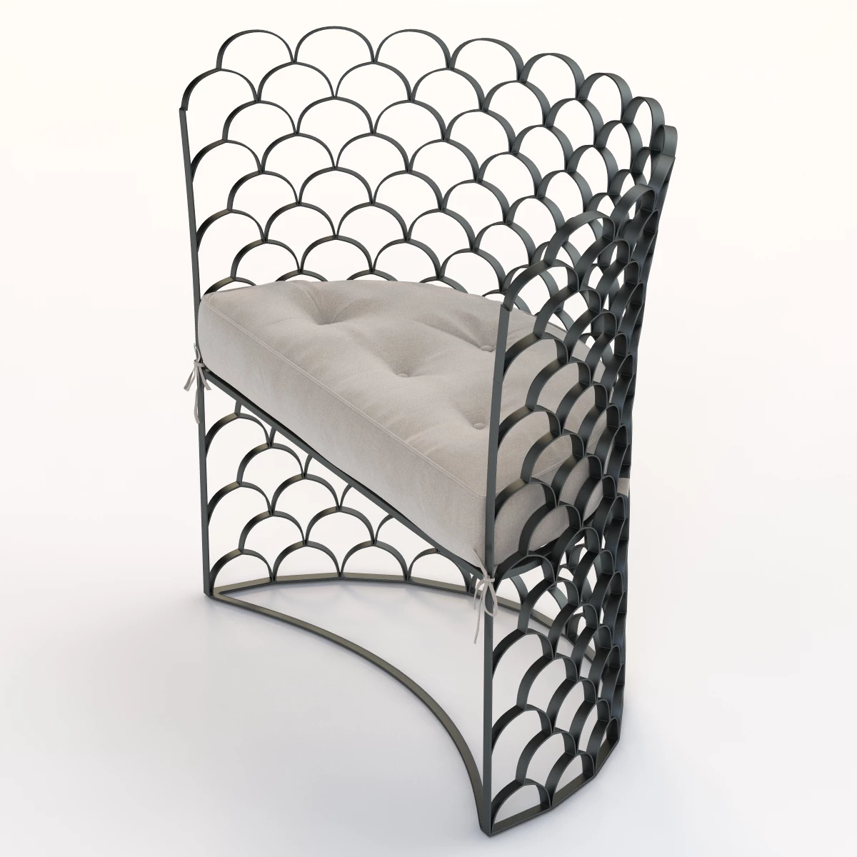 Arteriors Vero Contemporary Chair 3D Model_014