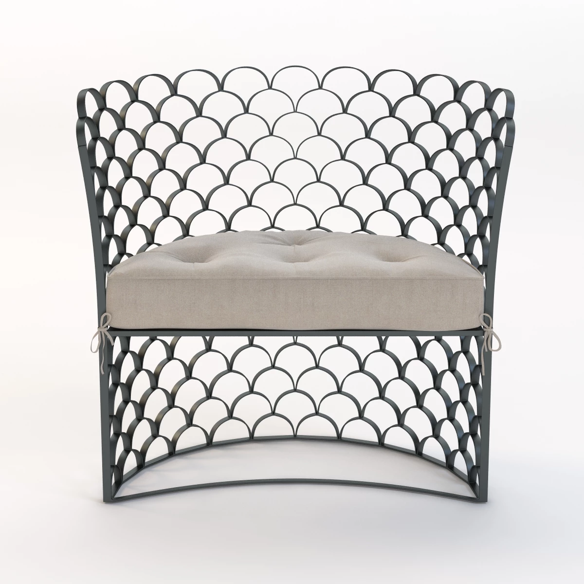 Arteriors Vero Contemporary Chair 3D Model_013