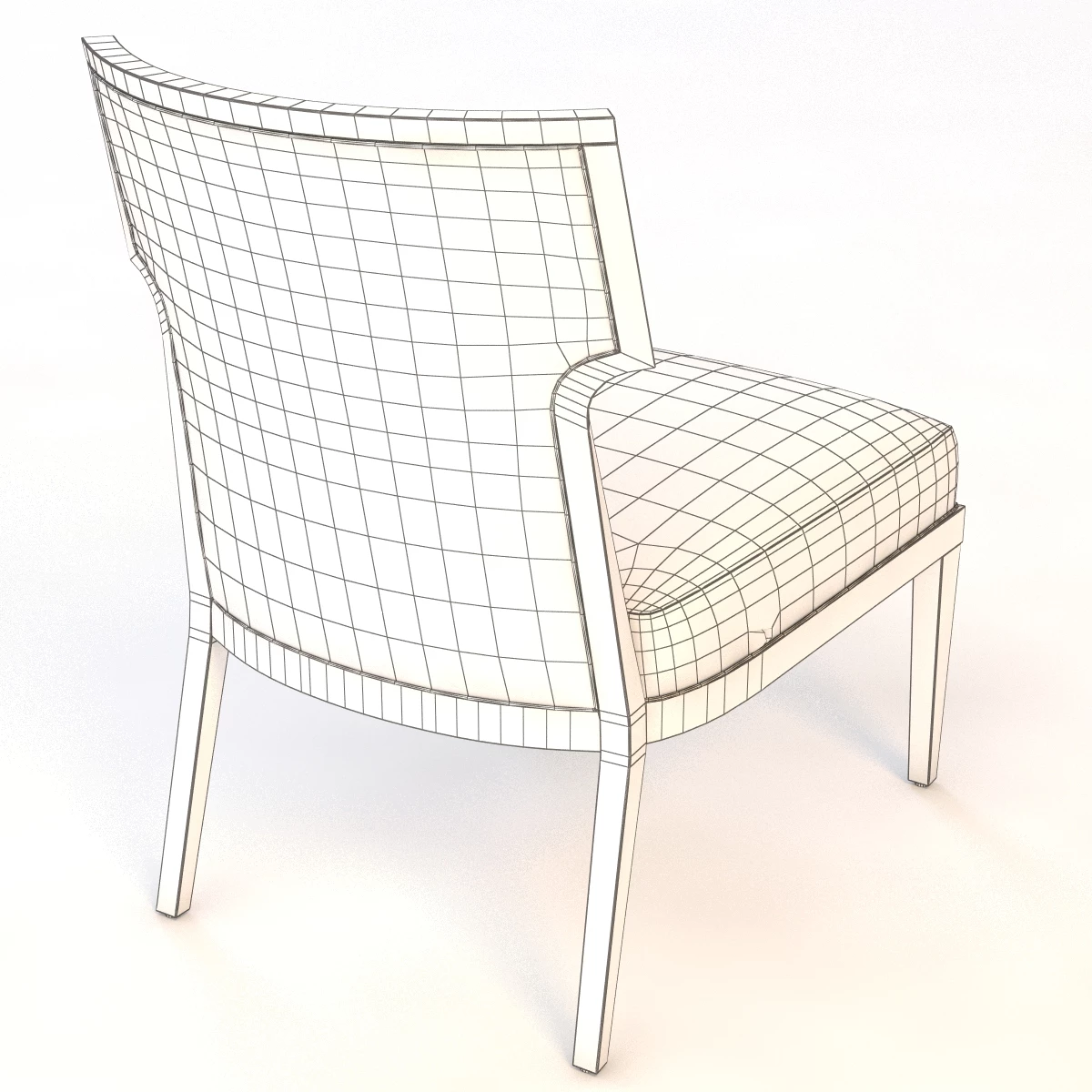 Atelier Dining Chair 110001 3D Model_03
