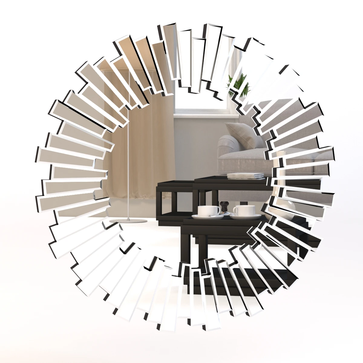 Avila Round Mirror 3D Model_06