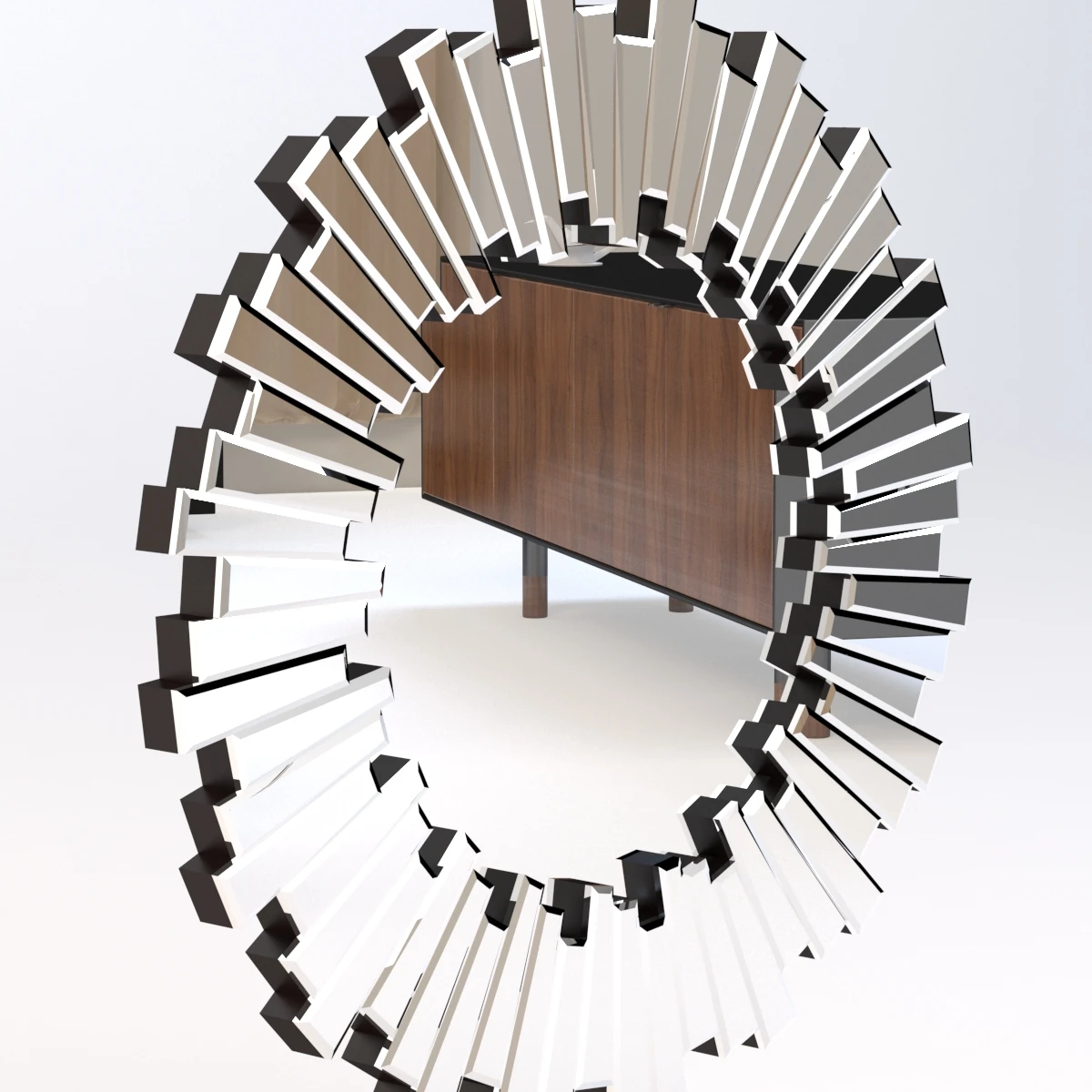Avila Round Mirror 3D Model_04