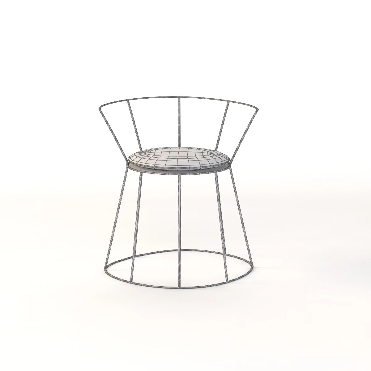 Baxter Gibellina Iron Chair by Antonino Sciortino 3D Model_013