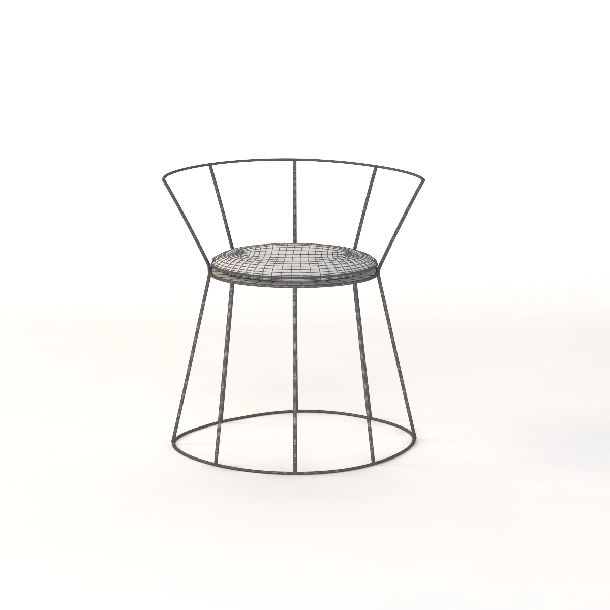 Baxter Gibellina Iron Chair by Antonino Sciortino 3D Model_011