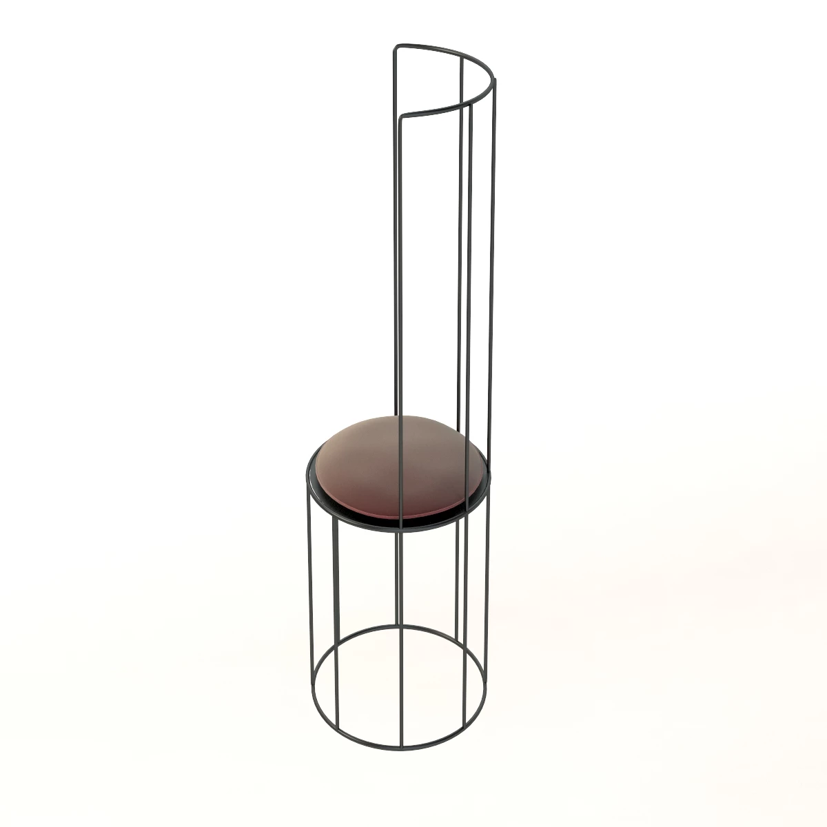 Baxter Ginestra High Back Chair By Antonino Sciortino 3D Model_04