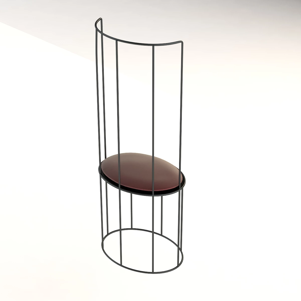 Baxter Ginestra High Back Chair By Antonino Sciortino 3D Model_03