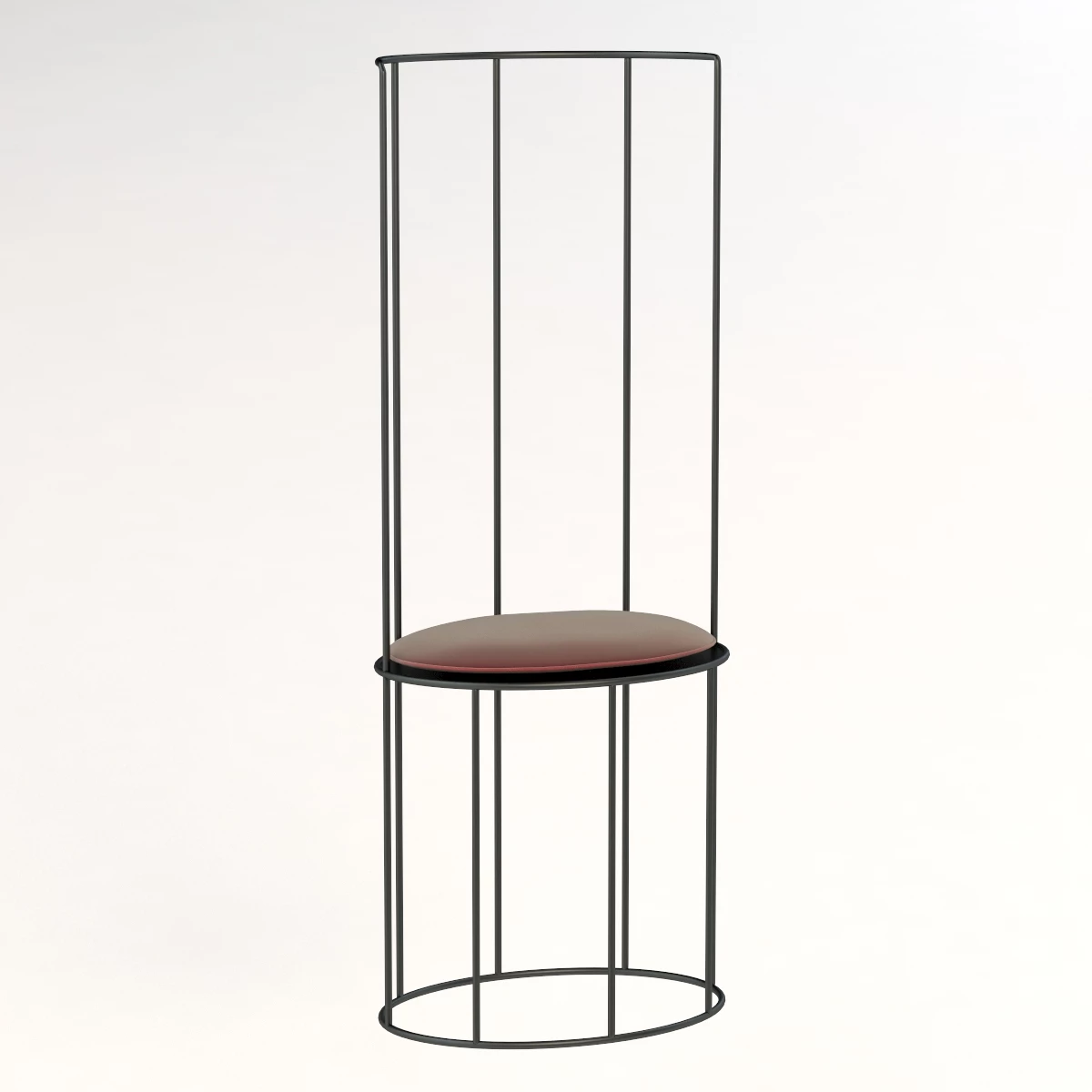 Baxter Ginestra High Back Chair By Antonino Sciortino 3D Model_06