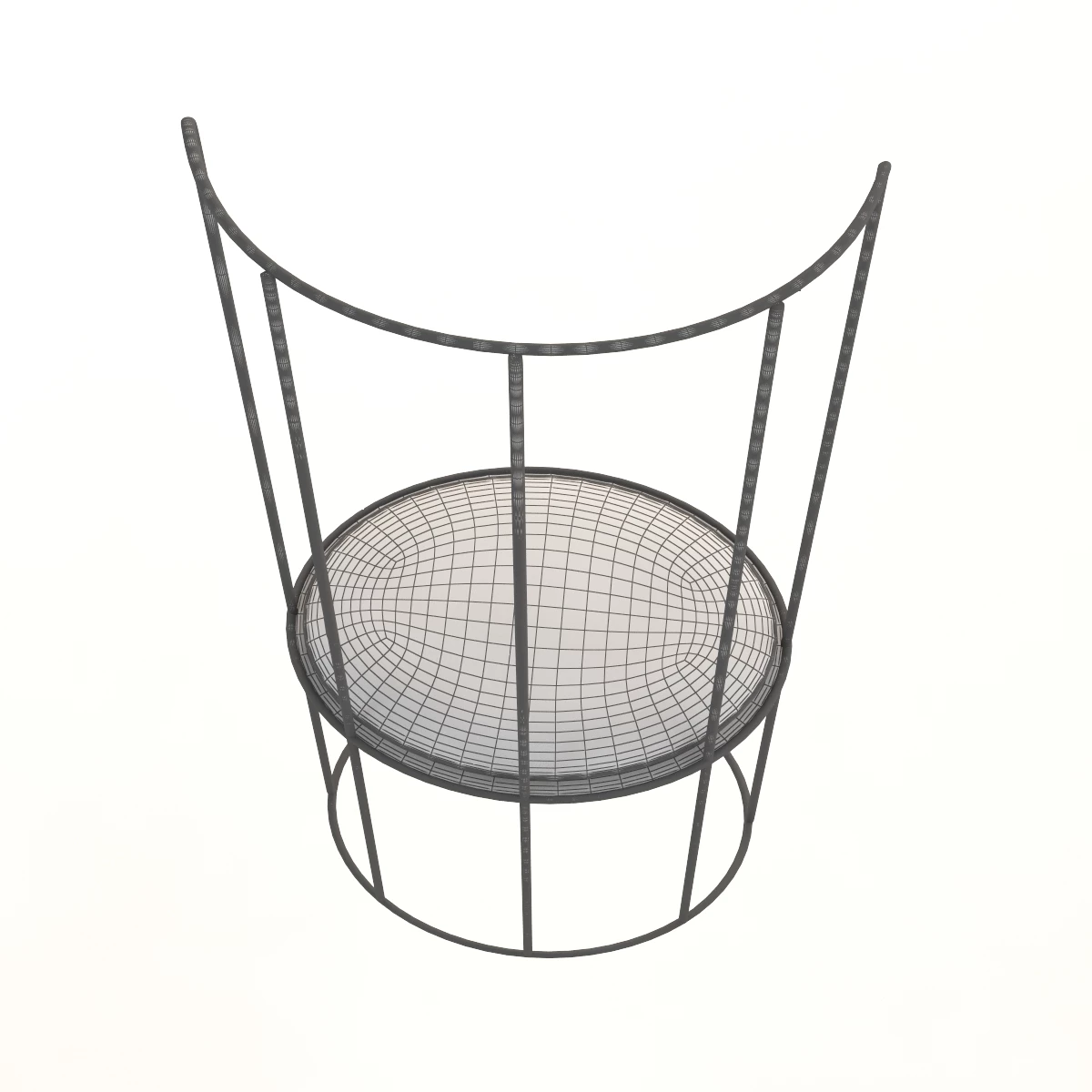 Baxter Ginestra High Back Chair By Antonino Sciortino 3D Model_012