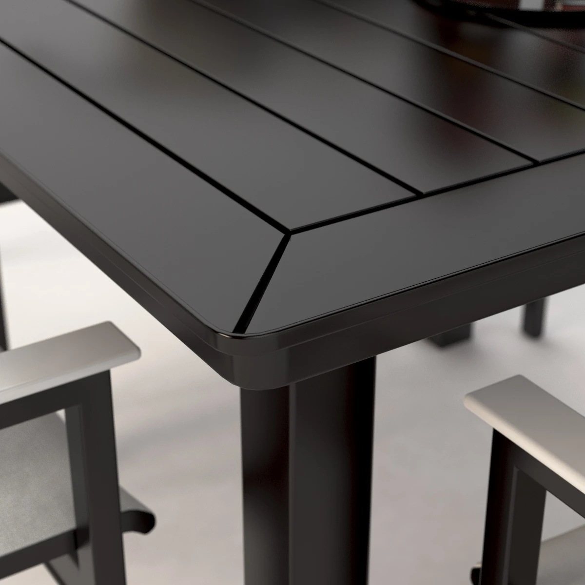 Bazza Dining Chair And Table Set 3D Model_09