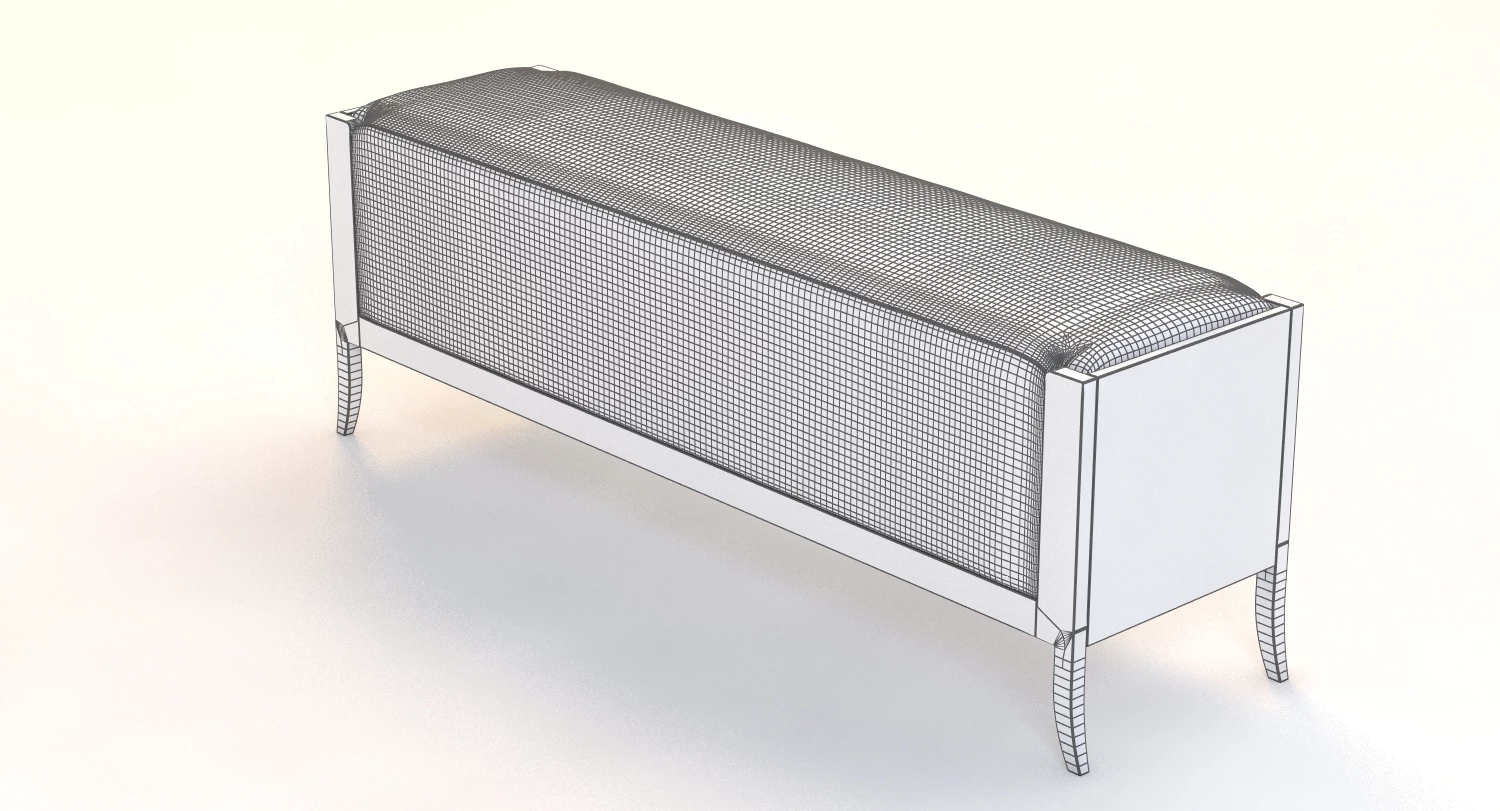 Bernhardt Haven Bench 3D Model_06
