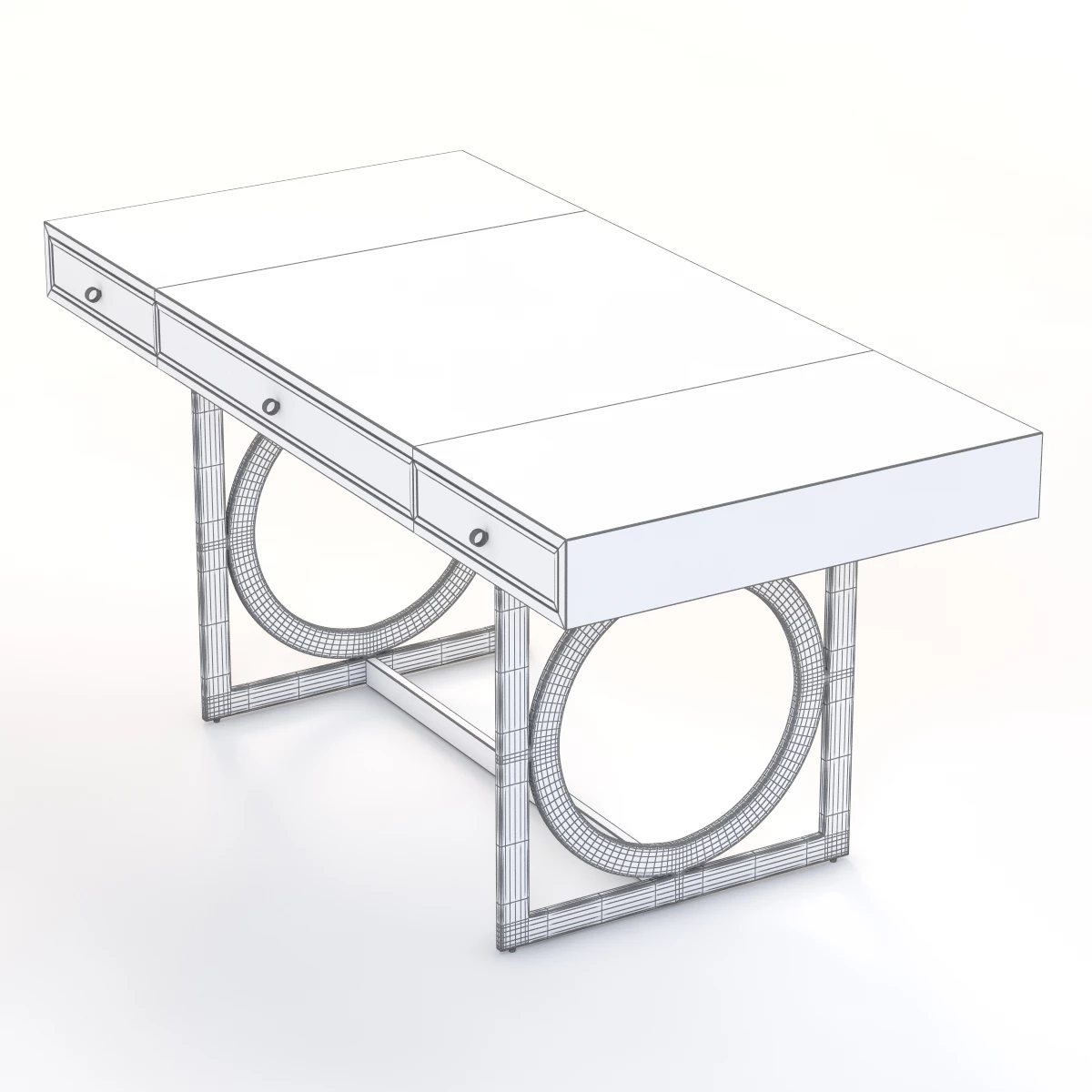 Bernhardt salon desk v1 3D Model_08