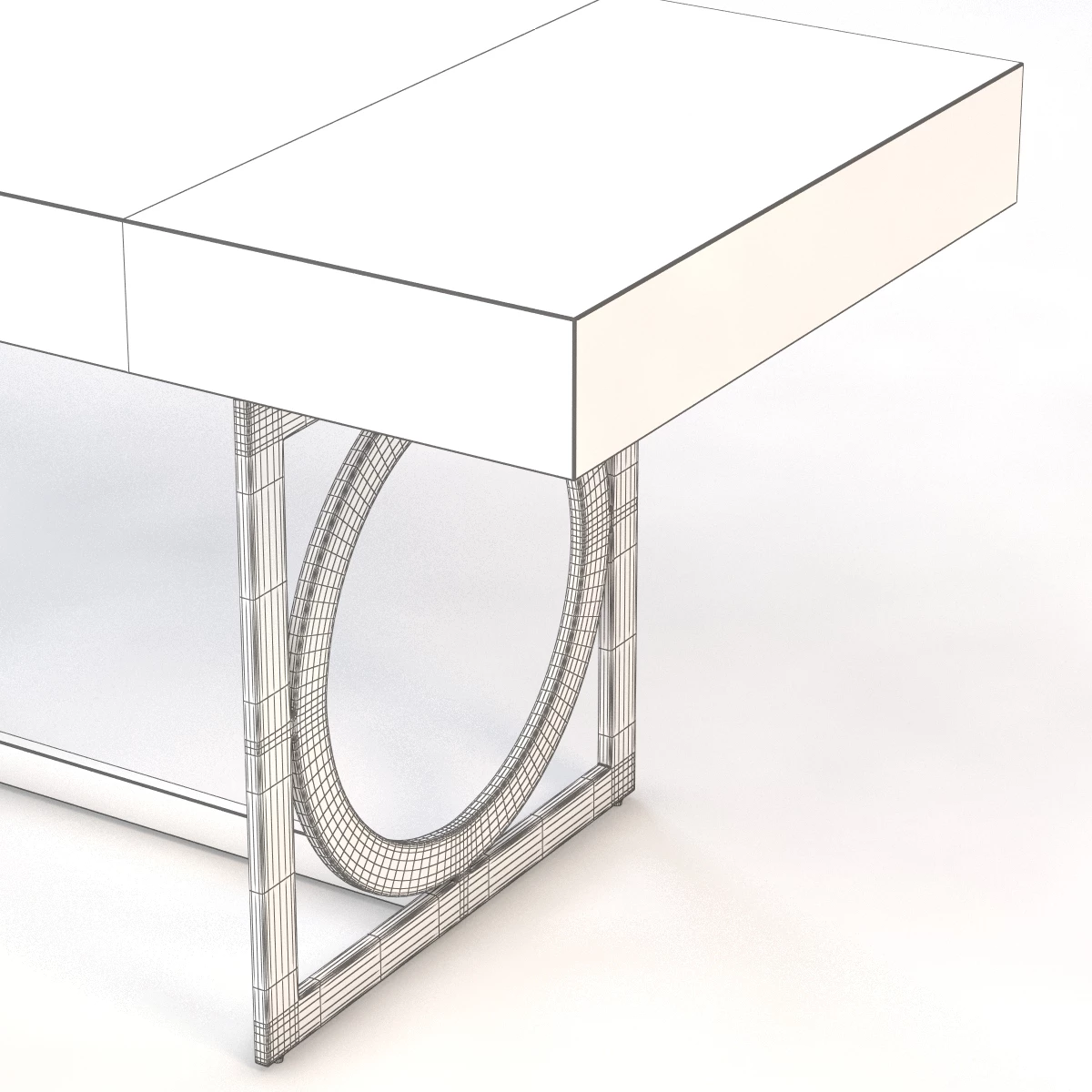 Bernhardt Salon Desk v2 3D Model_08
