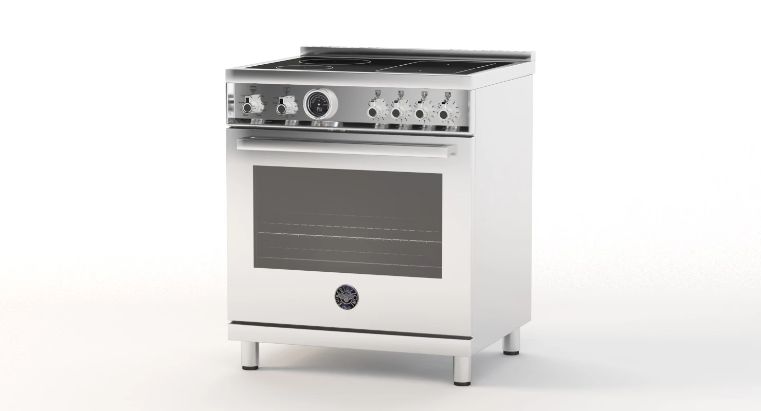 Bertazzoni 30 Inch 4 Induction Zones Electric Self Clean Oven PROF304INSXT 3D Model_010
