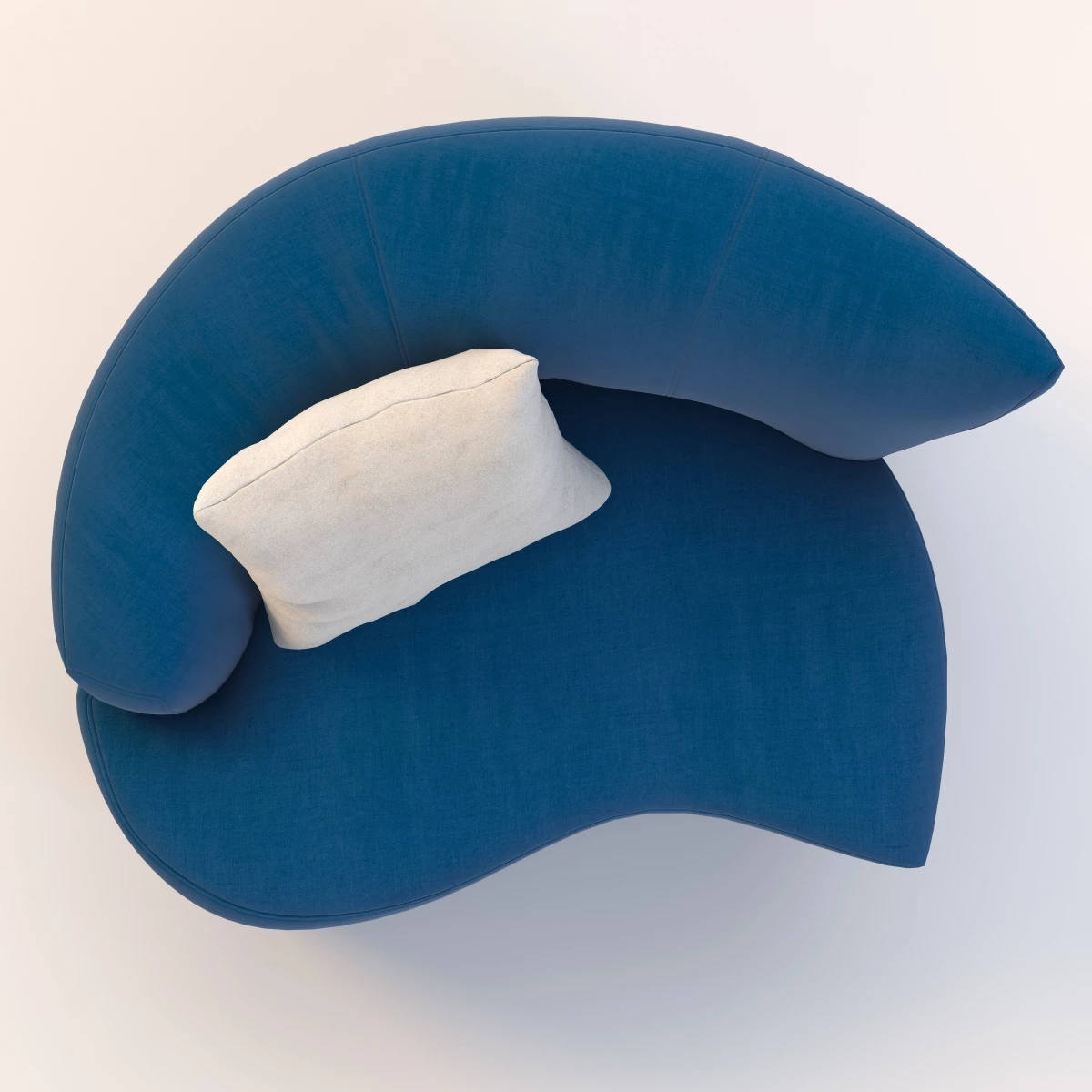 Bilbao Swivel Lounge Chair 3D Model_07