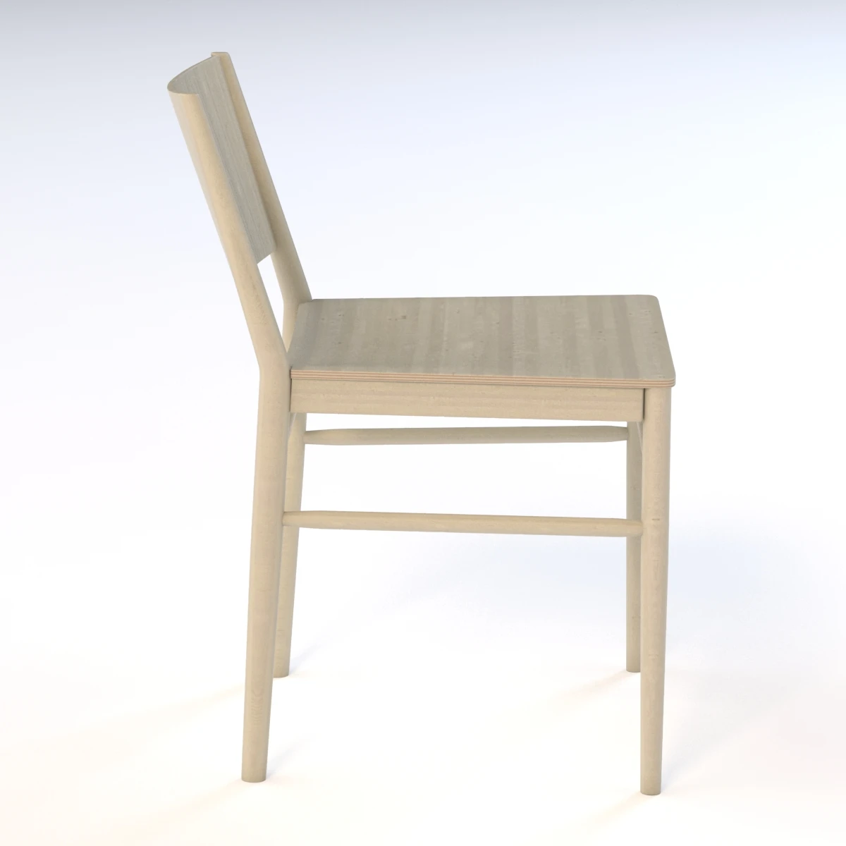 Billiani Tracy Dining Chair 3D Model_01