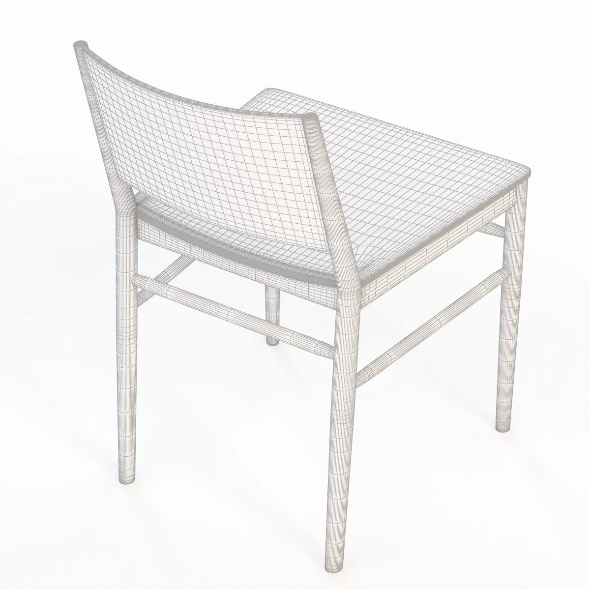 Billiani Tracy Dining Chair 3D Model_011
