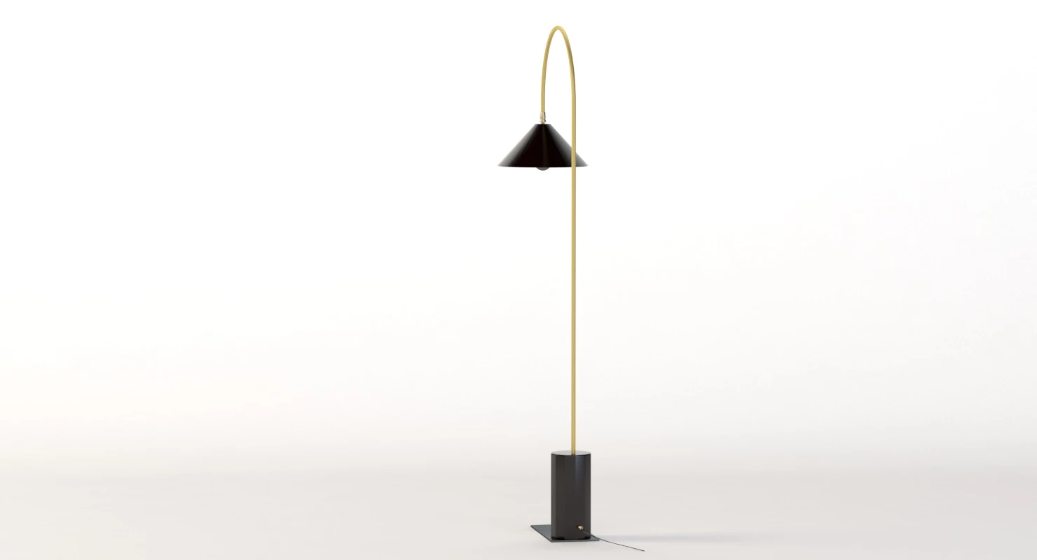 Bishop Task Large Floor Lamp 3D Model_06