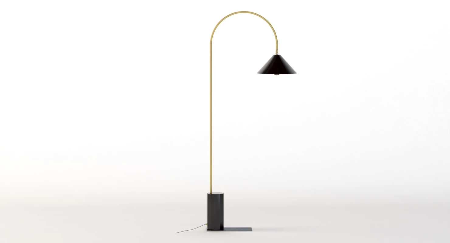 Bishop Task Large Floor Lamp 3D Model_04