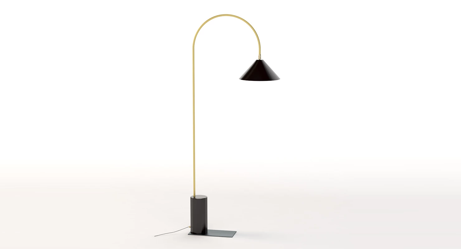 Bishop Task Large Floor Lamp 3D Model_01