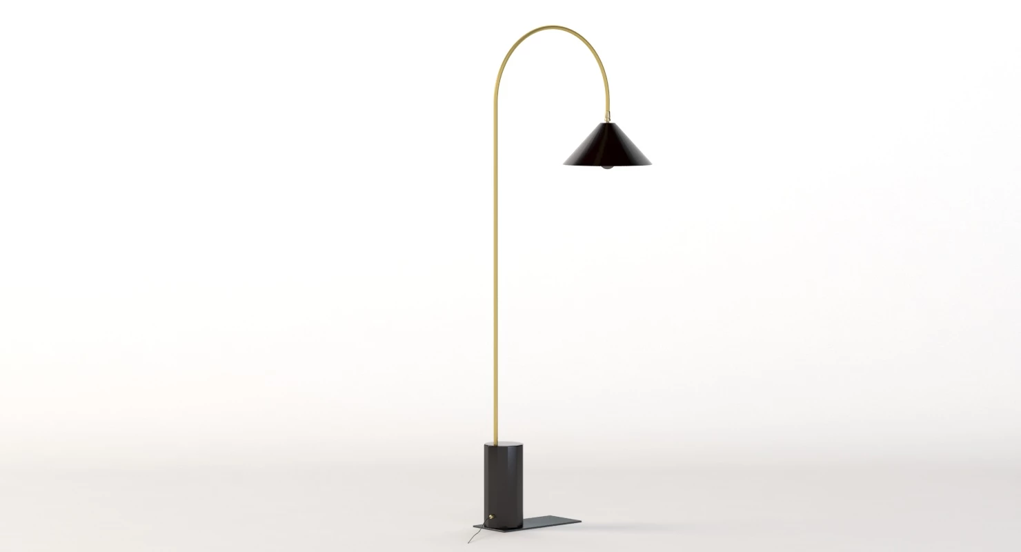 Bishop Task Large Floor Lamp 3D Model_05