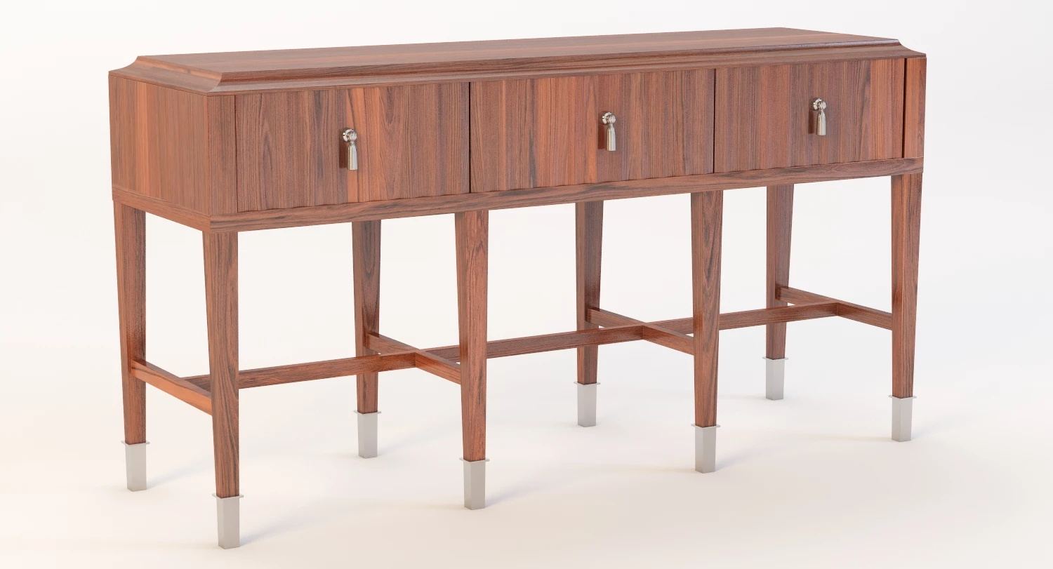 Bolier Atelier Console Fluted 113013 3D Model_010