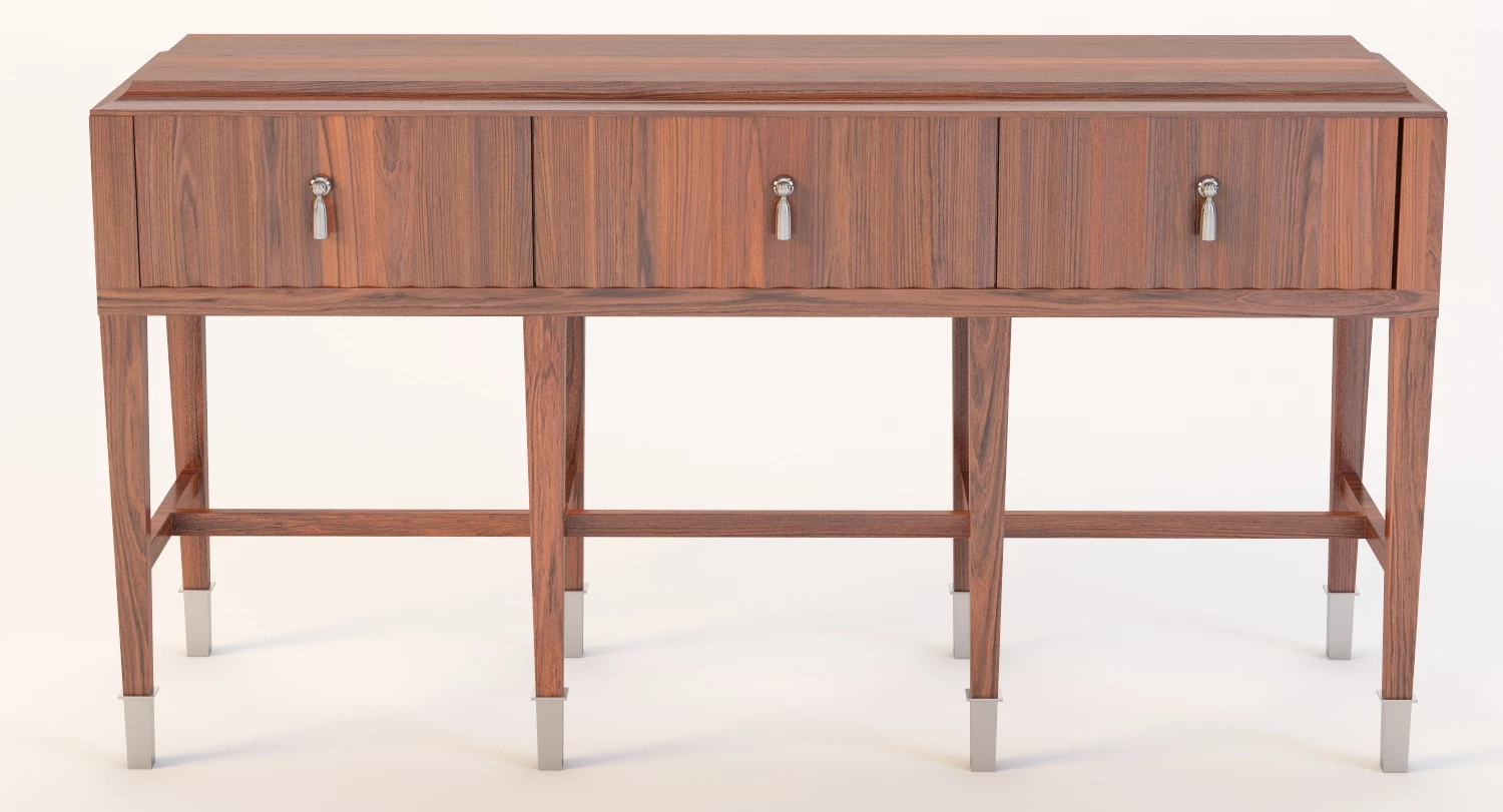 Bolier Atelier Console Fluted 113013 3D Model_01