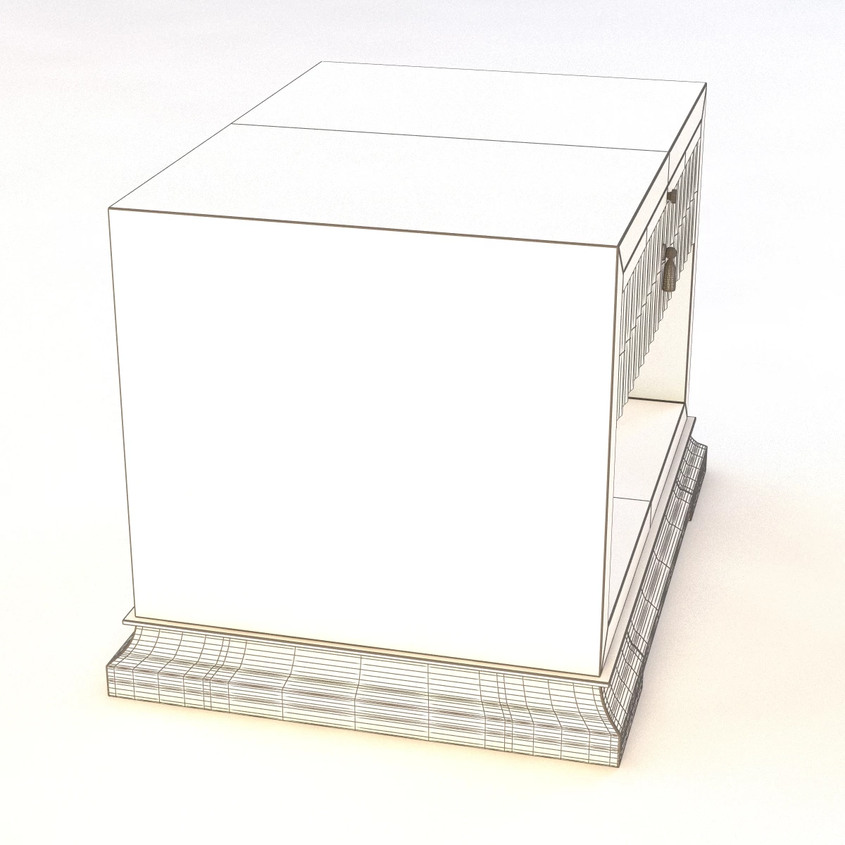 Bolier Atelier Fluted Side Table 113005 3D Model_04