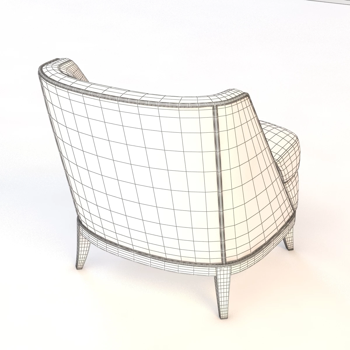 Bolier Modern Luxury Lounge Chair 92005 3D Model_06