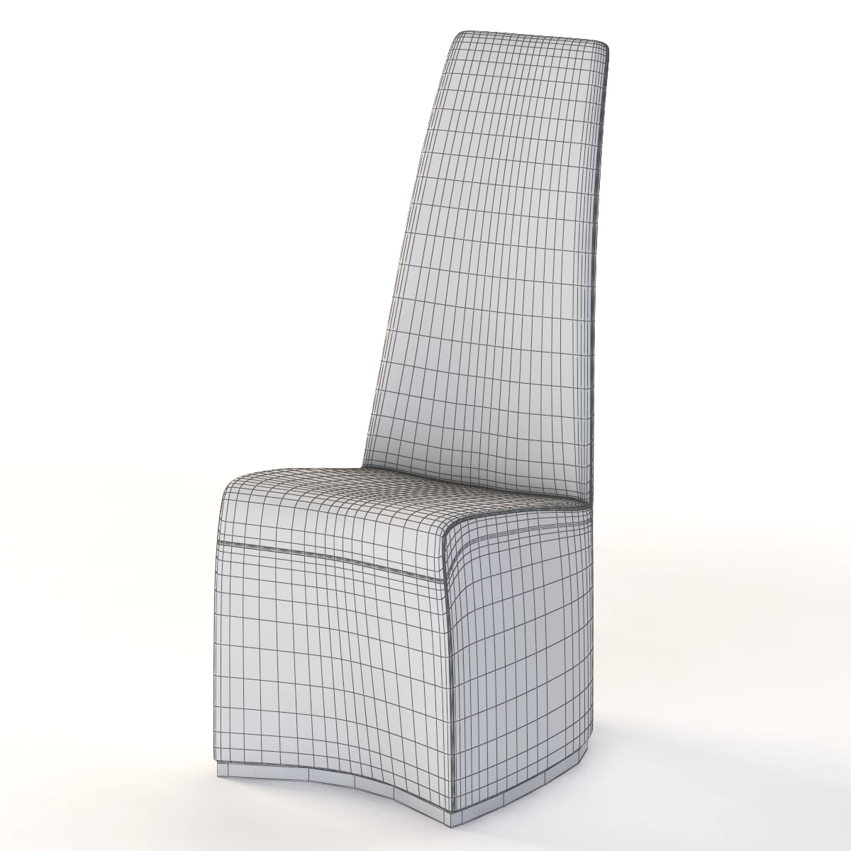 Bonaldo Gloria High Back Dining Chair 3D Model_010