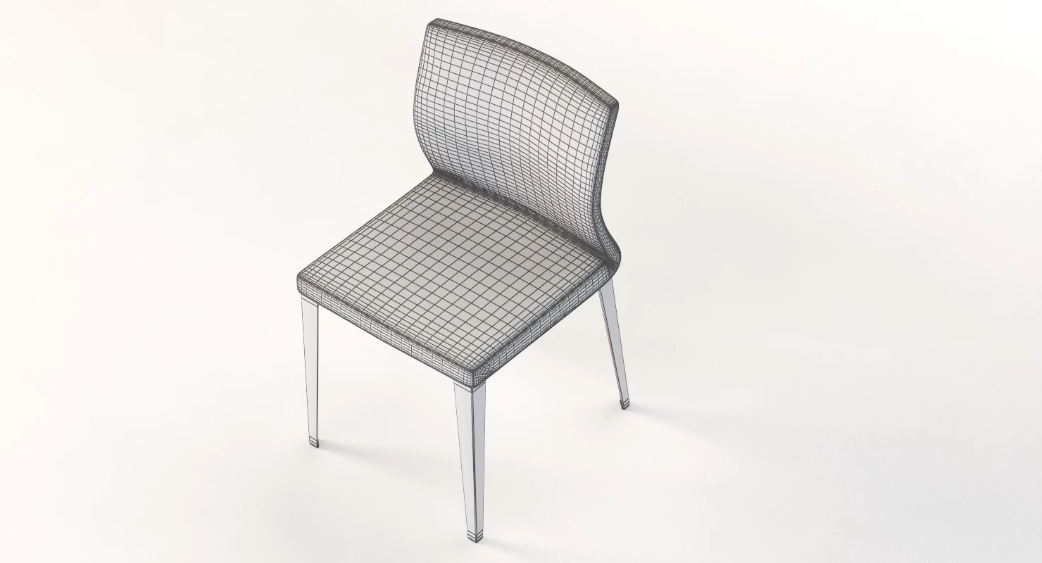 Bonaldo Razor Dining Chair 3D Model_06