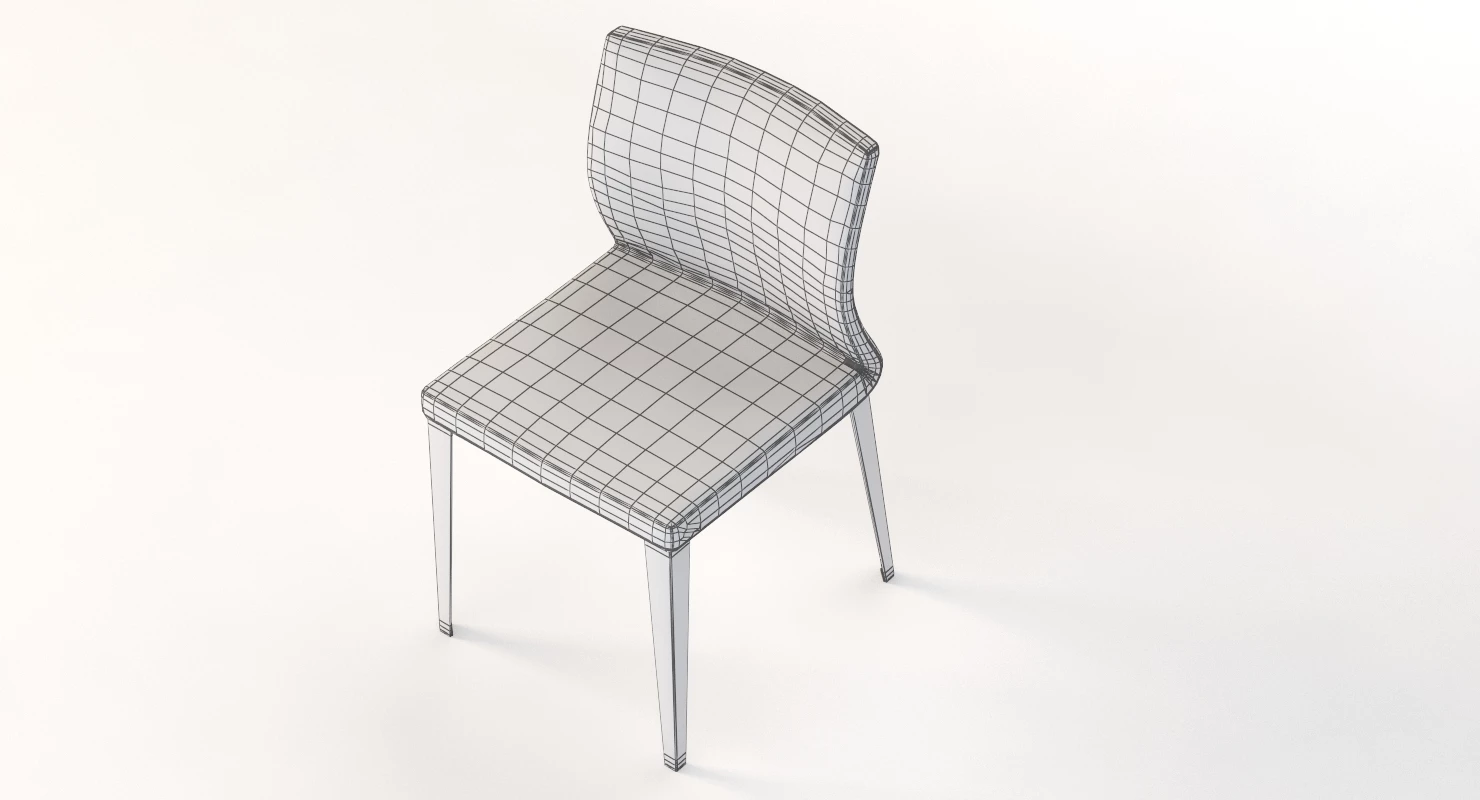 Bonaldo Razor Dining Chair 3D Model_07