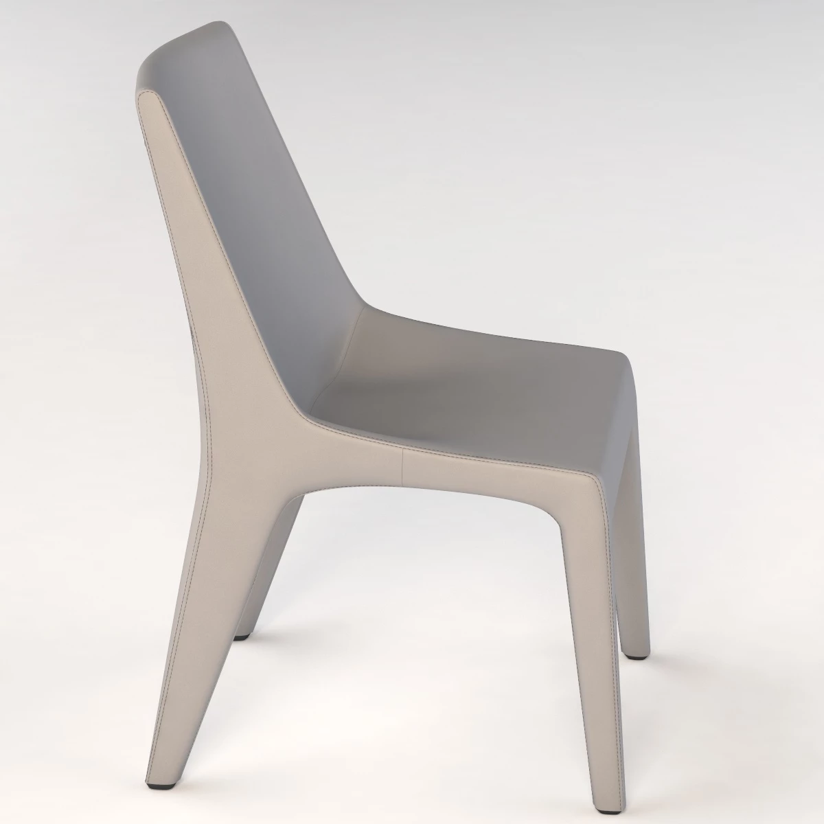 Bonaldo Tip Toe Dining Chair By Mauro Lipparini 3D Model_06