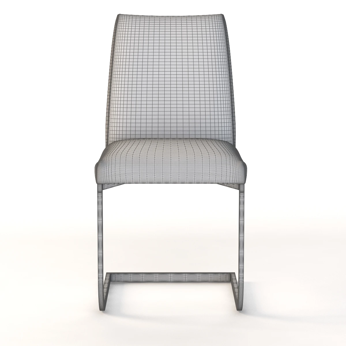 Bontempi Casa Hisa Upholstered Dining Chair 3D Model_014