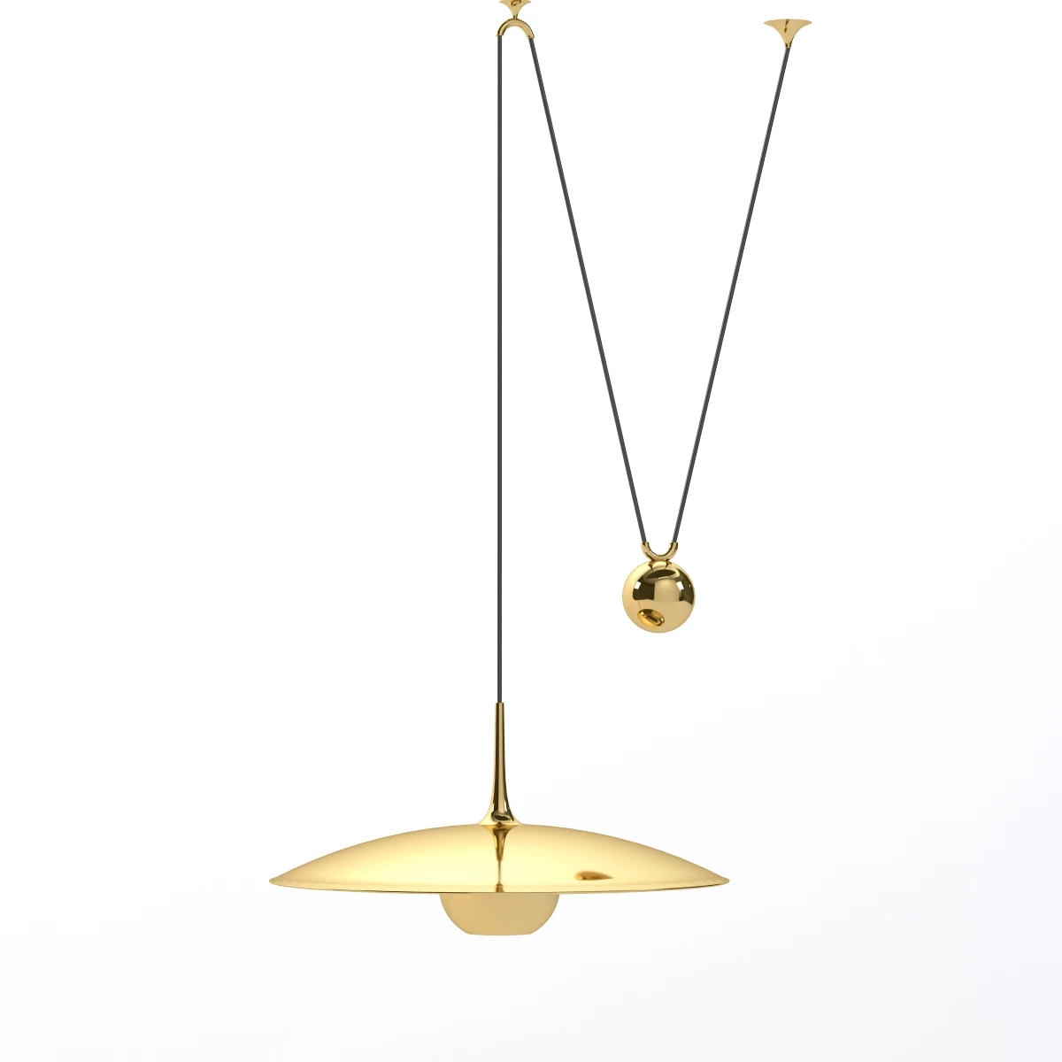 Brass Counter Balance Pendant by Florian Schulz 3D Model_01