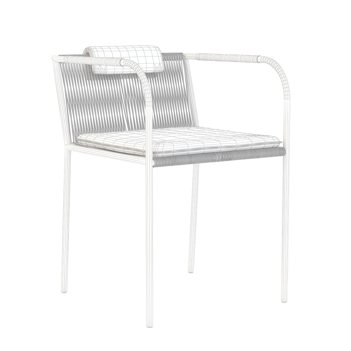 Bruhl Les Copains Chair With Armrests 3D Model_04