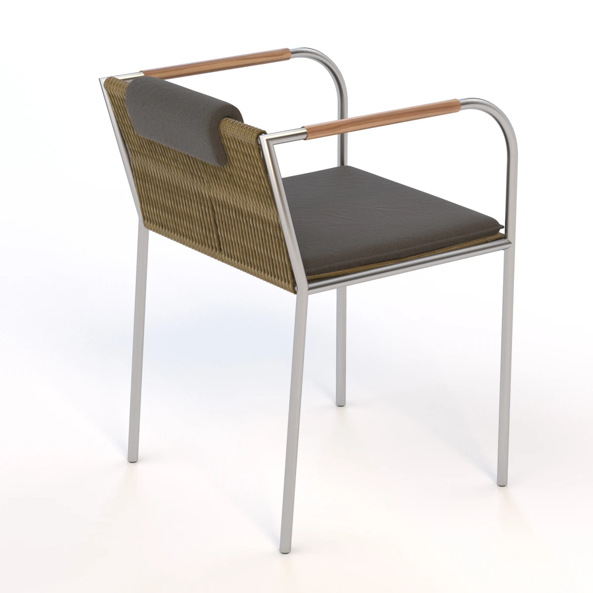 Bruhl Les Copains Chair With Armrests 3D Model_05