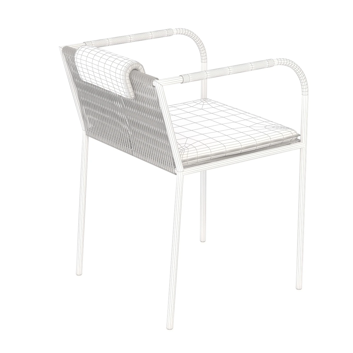 Bruhl Les Copains Chair With Armrests 3D Model_07